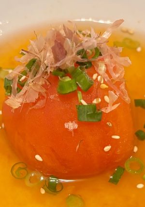 丸ごとトマトの和風冷製スープ-レシピのメイン写真