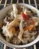 きのことツナの梅干し炊き込みご飯