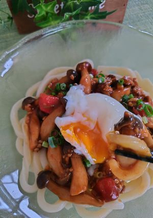 しめじたっぷり腸活ジャージャー麺-レシピのメイン写真