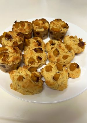 さつまいも甘煮のカップケーキ-レシピのメイン写真