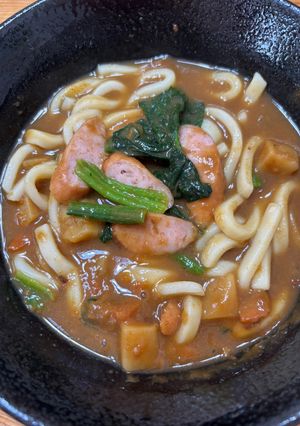 レンジで簡単♪ゆでうどんのカレーうどん-レシピのメイン写真