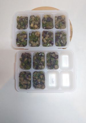 離乳食 後期〜完了期✤ナスの煮浸し-レシピのメイン写真