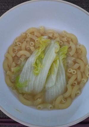鶏ガラスープ風マカロニスープ-レシピのメイン写真