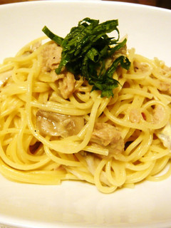 和風?梅こぶ茶のツナきのこパスタ♪-レシピのメイン写真