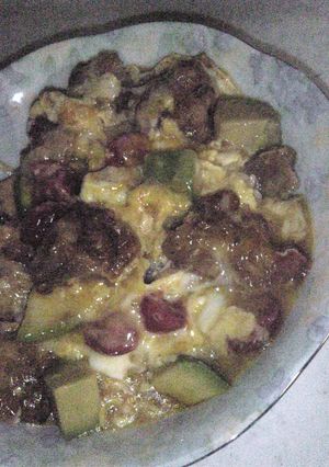 洋風親子丼・・・唐揚げの余った翌日に…-レシピのメイン写真