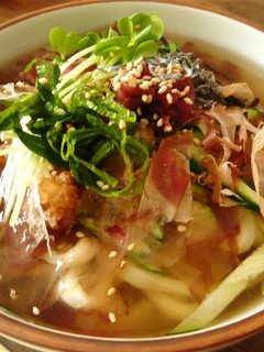 ひんやり☆梅鰹うどん-レシピのメイン写真