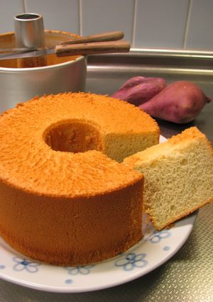 スイートポテト＊シフォンケーキ風-レシピのメイン写真