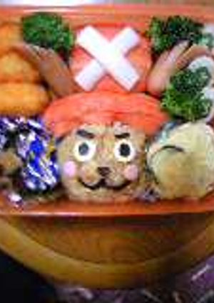 キャラ弁チョッパー弁当-レシピのメイン写真