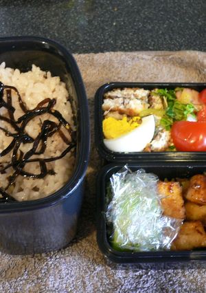 イワシのマヨネーズパン粉焼き弁当-レシピのメイン写真