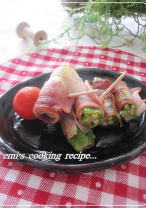 お弁当に★オクラのベーコン巻き-レシピのメイン写真