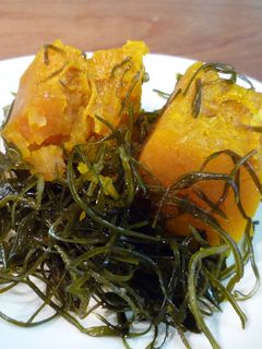 かぼちゃと切り昆布の煮物-レシピのメイン写真
