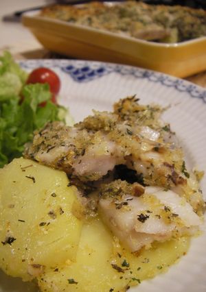 ポテトと太刀魚のハーブ粉焼き-レシピのメイン写真