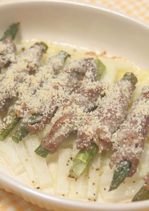 豚ロールアスパラのチーズ焼き-レシピのメイン写真