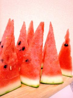 みんな真ん中♪スイカの切り方-レシピのメイン写真