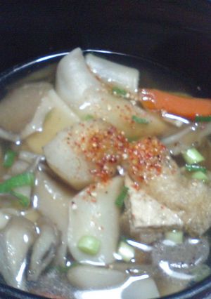 大分名物☆だんご汁（醤油味編）-レシピのメイン写真