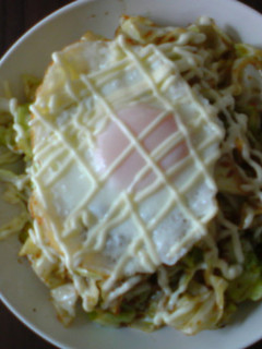 ★1人ランチ!キャベたま丼★-レシピのメイン写真