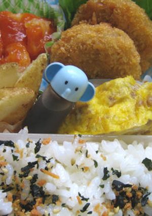 ひき肉入り玉子焼き　お弁当のおかず♪-レシピのメイン写真