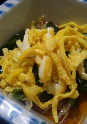 困った時の一品☆わかめの酢の物-レシピのメイン写真