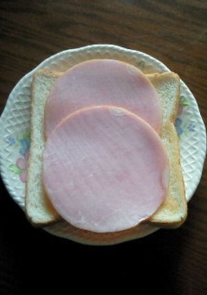 お手軽♪ハムマヨパン☆(^^)-レシピのメイン写真