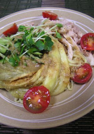 焼きなす好きの　バンバンジー冷やし中華♪-レシピのメイン写真