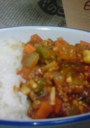 超簡単☆ずぼらな私のベジキーマカレー☆-レシピのメイン写真