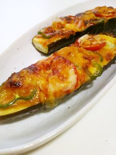 味噌マヨで旨い♪なすピザ-レシピのメイン写真