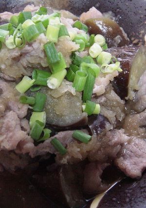 なすと豚肉のみぞれ煮♬天ぷら味？-レシピのメイン写真