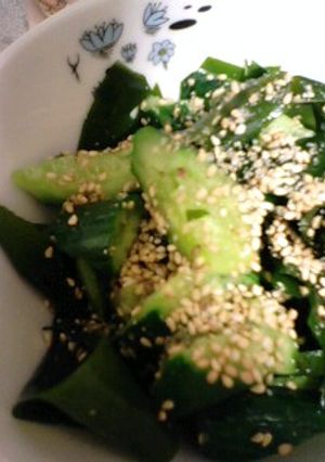 きゅうりとわかめの酢の物-レシピのメイン写真