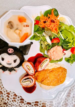 クロミ　キャラごはん　ワンプレート-レシピのメイン写真