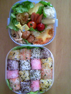 カラフルパズル弁当-レシピのメイン写真