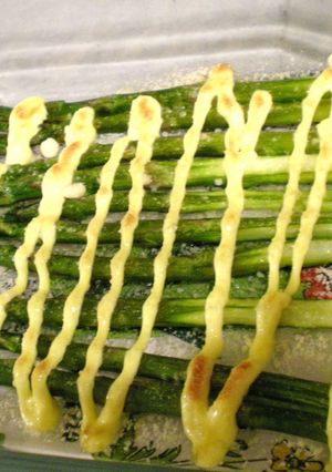 甘い!旨い!アスパラのマヨチーズ焼き-レシピのメイン写真