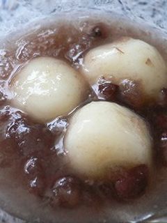 もっちりつるん☆冷たい白玉ぜんざい-レシピのメイン写真