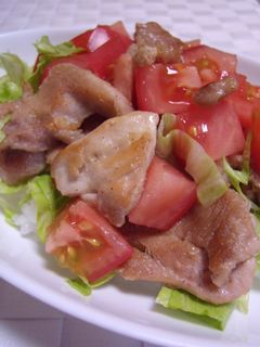 夏~♡チキントマト丼-レシピのメイン写真