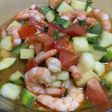 ズッキーニとトマトのコロコロマリネサラダ