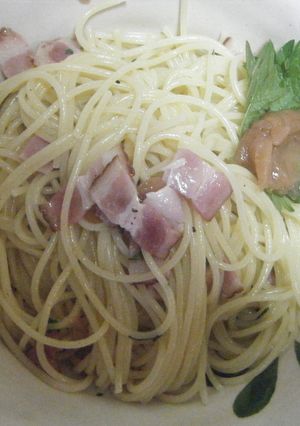 梅パスタ-レシピのメイン写真