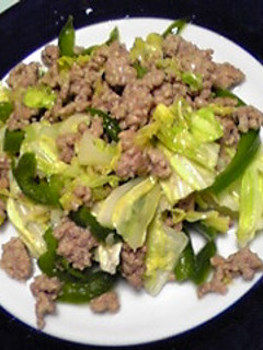 キャベツとひき肉のナンプラー炒め-レシピのメイン写真