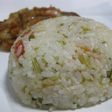 とりハムのスープ★セロリの葉っぱご飯