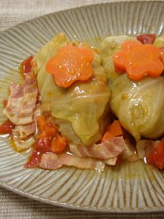 主菜~ロールキャベツ-レシピのメイン写真