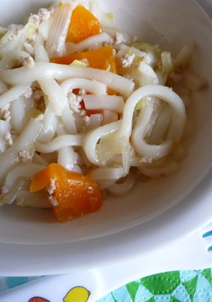 離乳食　ベビーだって焼きうどん-レシピのメイン写真
