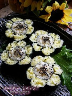 海苔巻きで可愛いひまわり❁お弁当にも♪-レシピのメイン写真