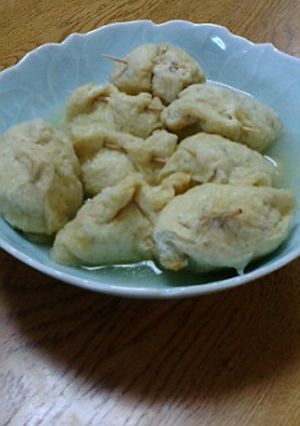 簡単！激うま！薄揚げの袋煮！！-レシピのメイン写真