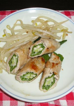 オクラの豚肉巻き-レシピのメイン写真