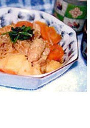 栄養満点!ごま風味の鶏じゃが-レシピのメイン写真