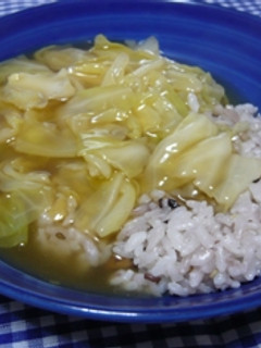 簡単♪キャベツだけのあんかけ丼-レシピのメイン写真