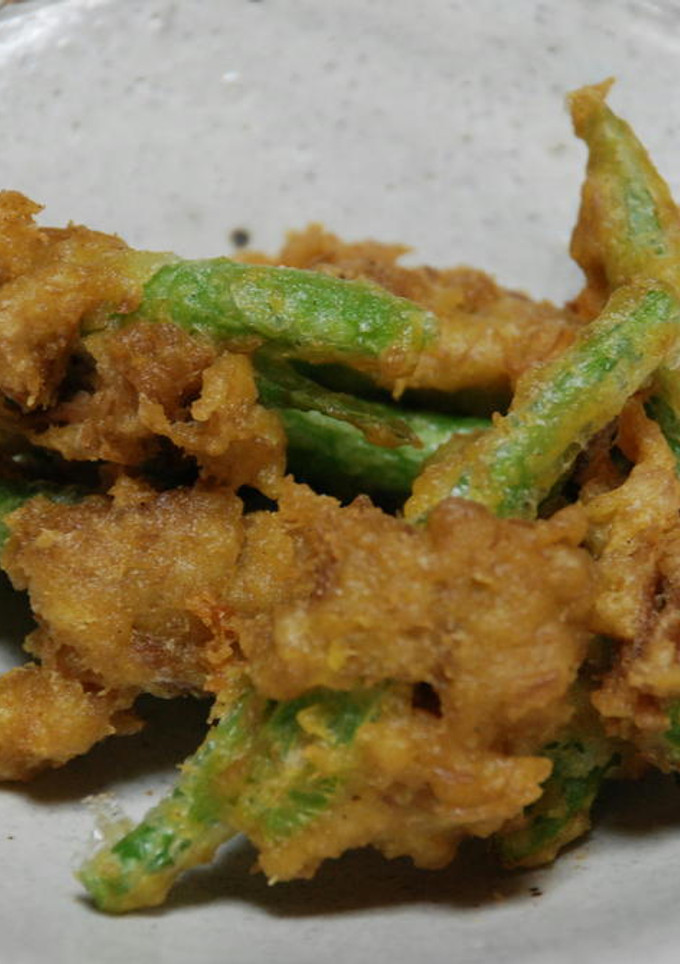 いんげんとツナのかき揚げ♪カレー風味♪-レシピのメイン写真