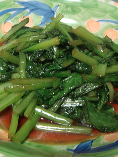 野菜嫌いな旦那も（笑）小松菜ごま油炒め-レシピのメイン写真