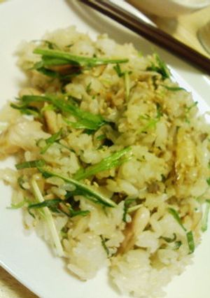 あじと大葉の炒めご飯-レシピのメイン写真