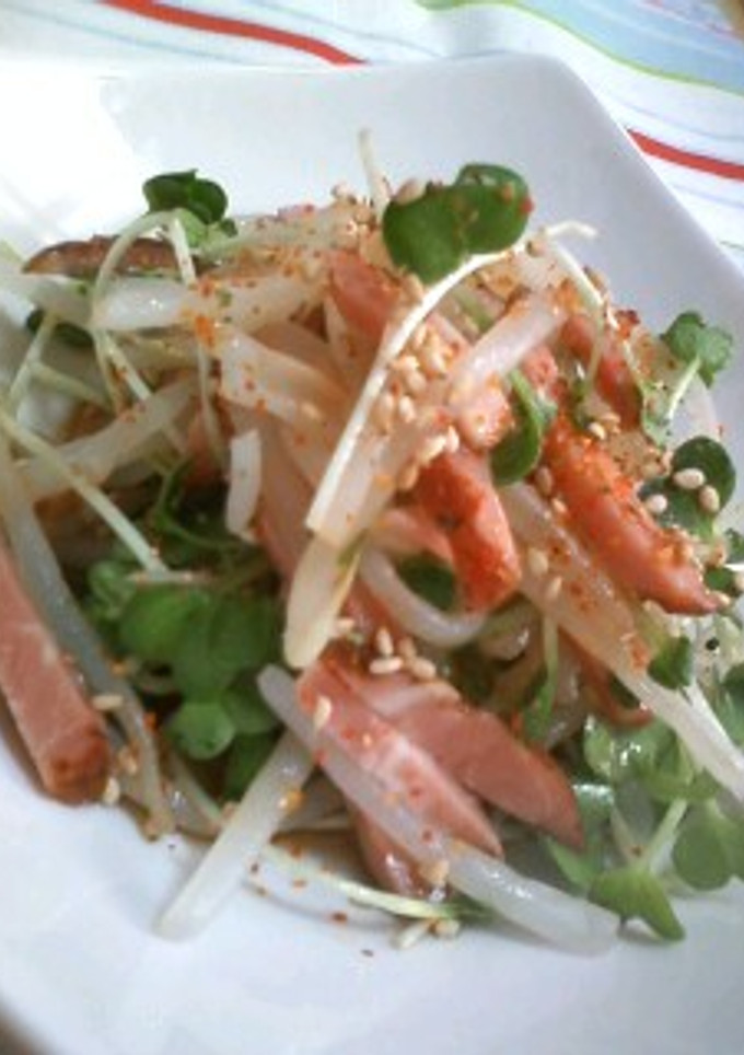 もやしと焼豚の簡単♪中華ポン酢和え-レシピのメイン写真