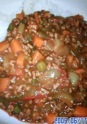 野菜いっぱいキーマカレー-レシピのメイン写真