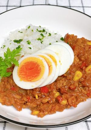 野菜ジュースdeキーマカレー-レシピのメイン写真